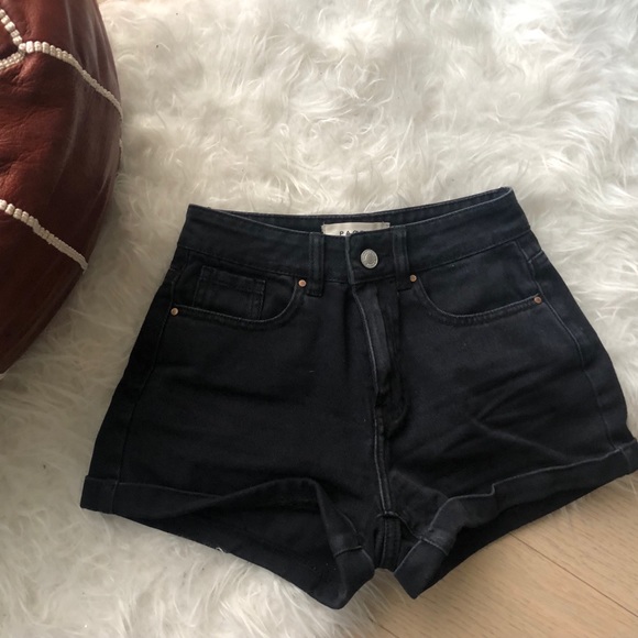 pacsun black mom shorts